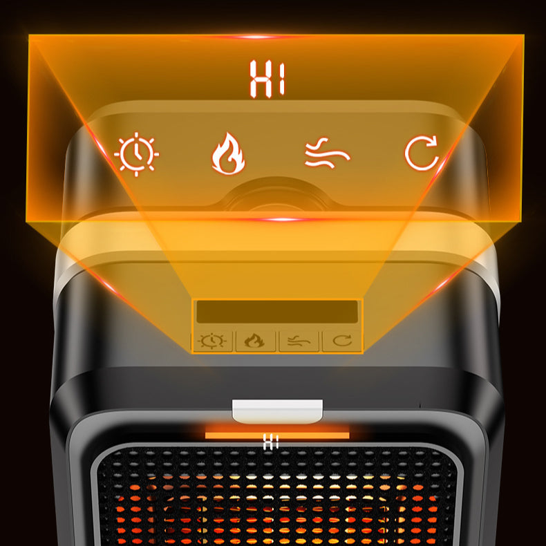 1000W Portable Electric Heater with Fast Heating & Cooling for Bedroom/Office