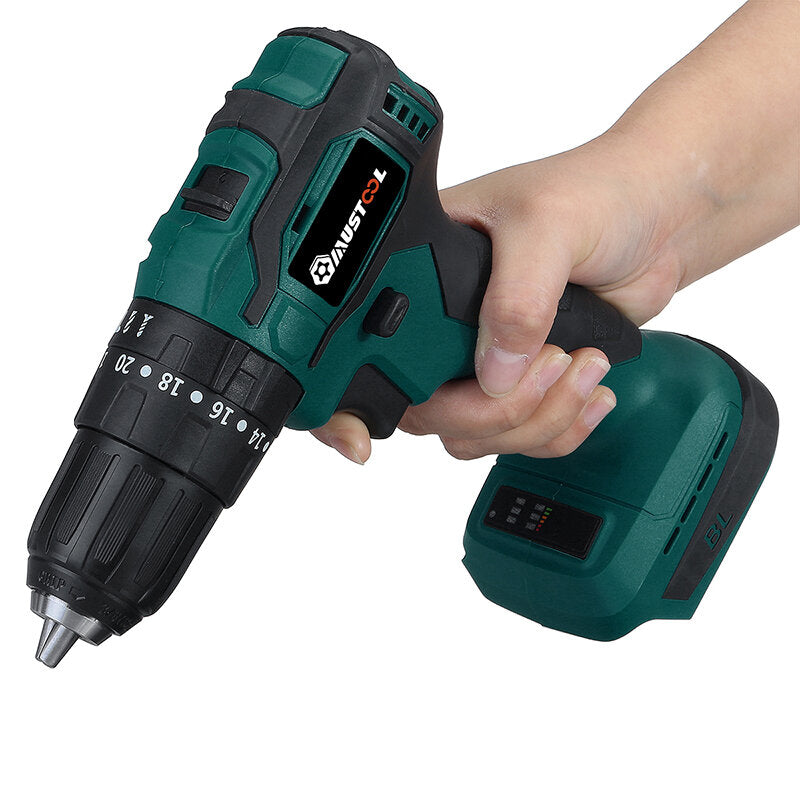 88VF 4500 rpm 90NM Brushless Cordless Electric Drill Flat Drilling with/without Battery