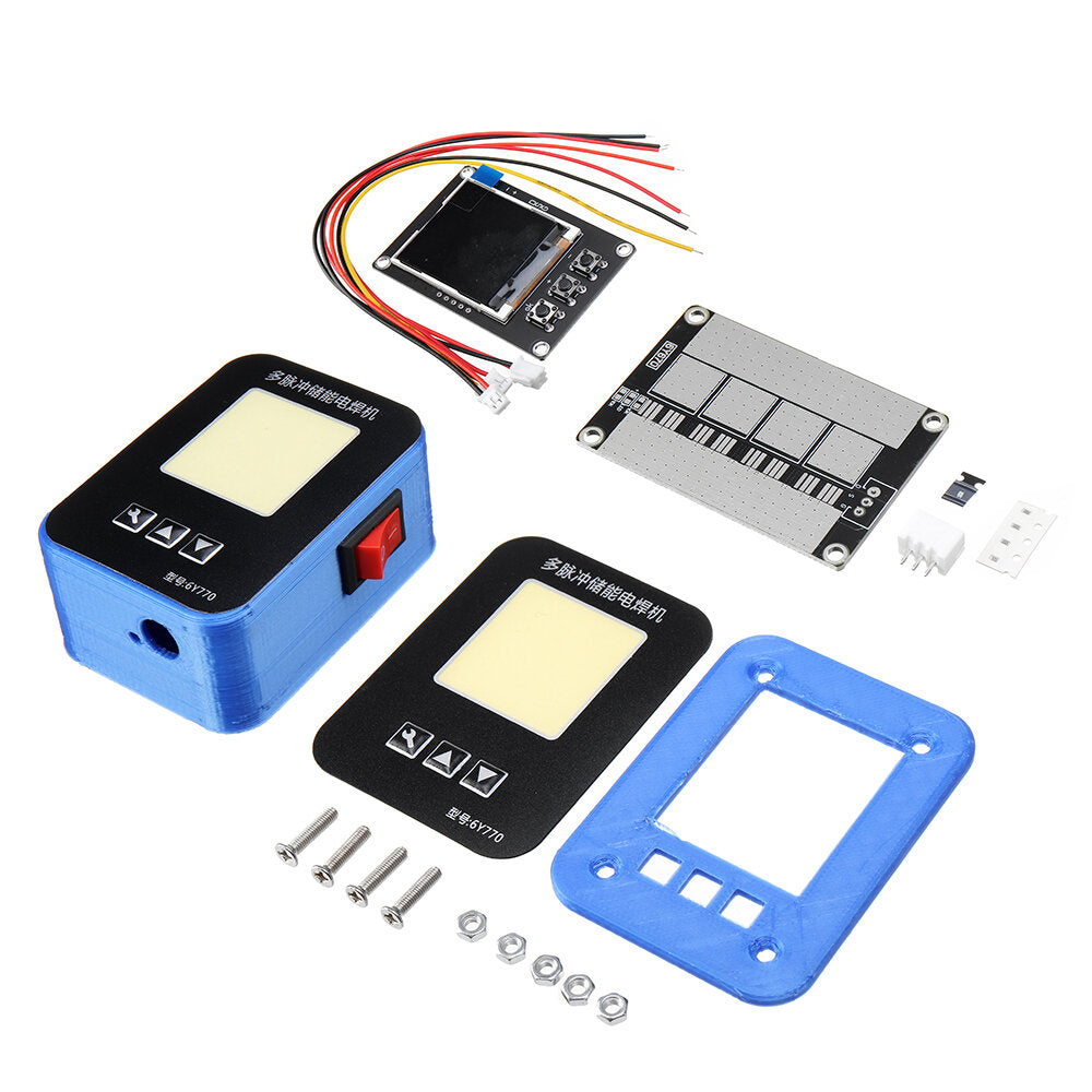 Double Pulse Spot Welder Control Board Spot Welding Pen Storage Spot Welding Machine Integrat