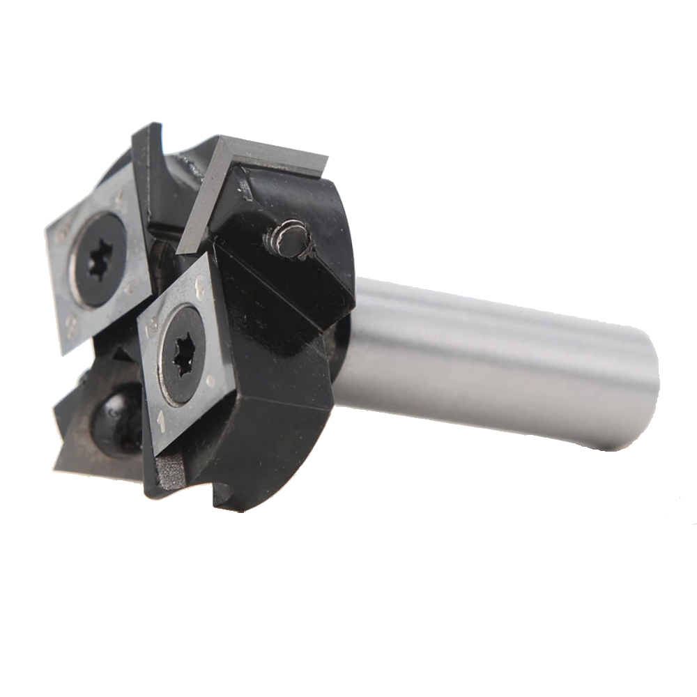 12mm 1/2 Inch Shank Router Bit Milling Cutter with Cemented Carbide Insert Woodworking Bits Insert-Style Indexable Cutter