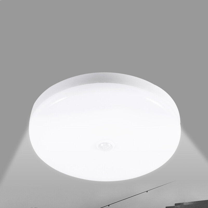 12W 18W Intelligent Motion Sensor LED Ceiling Light Non-dimmable Home Fixture Detective Lamp AC220V