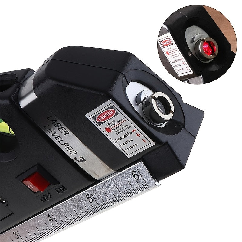 External Laser Level with Directions of 3 Horizontal Bubble and 3 Kinds Infrared Line