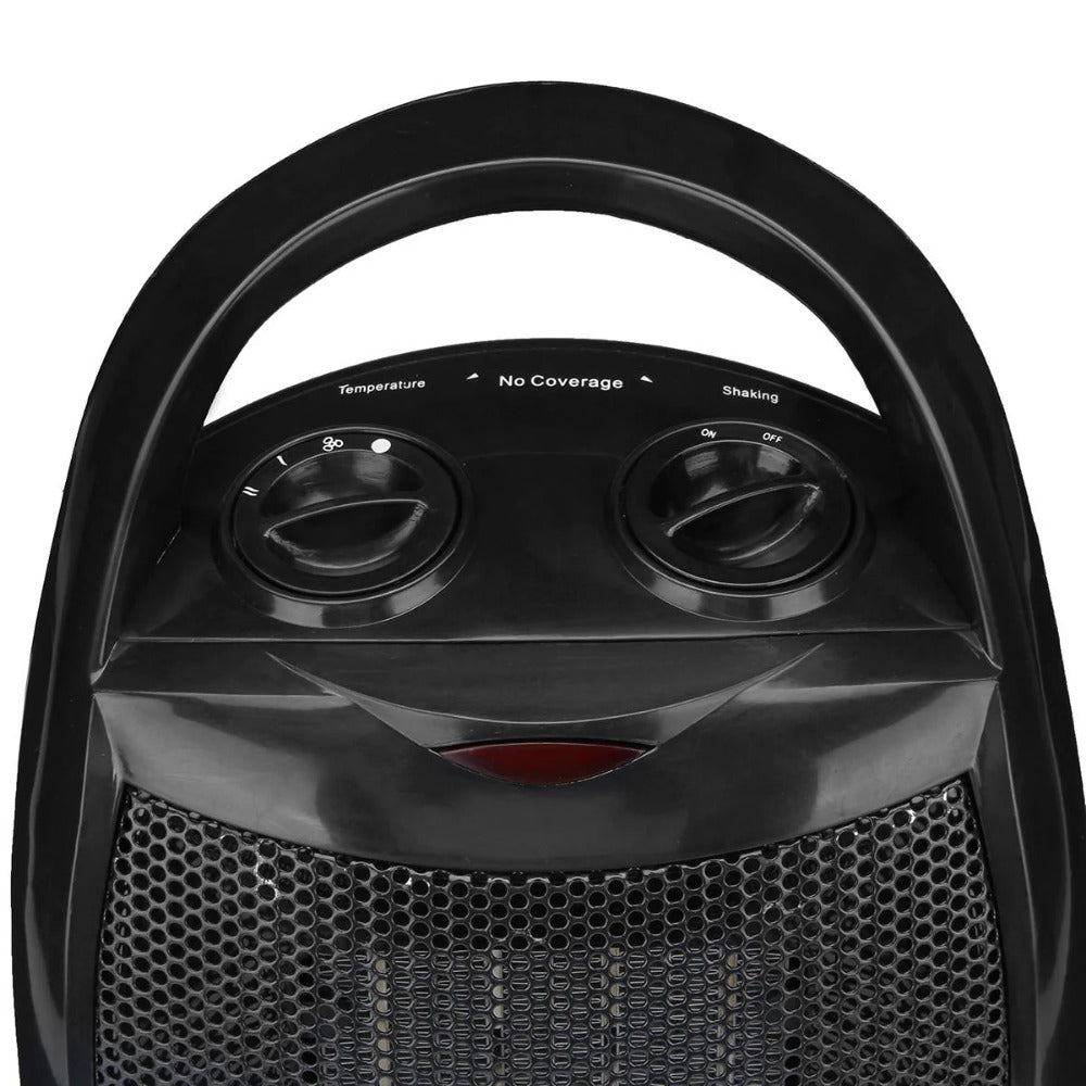 1500W Electric Warm Air Heater Fan with PTC Ceramic Thermostat - EU/US Plug