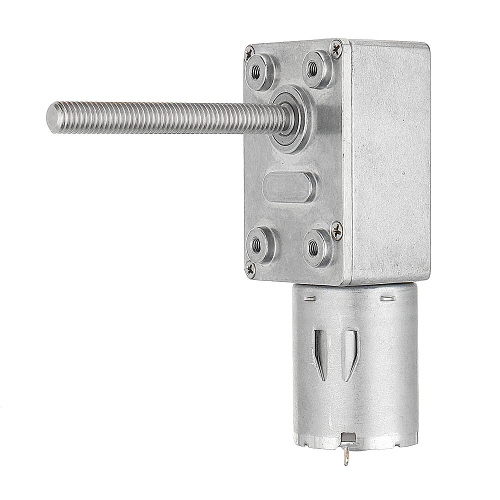 50mm-M6 Screw Worm Gear Motor DC 6/12/24V 150RPM Self-locking Reduction Gear Motor