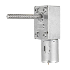 50mm-M6 Screw Worm Gear Motor DC 6/12/24V 150RPM Self-locking Reduction Gear Motor