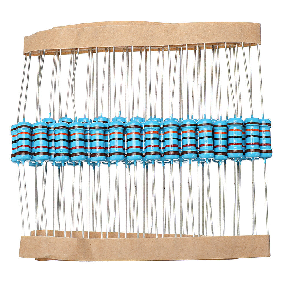 100pcs 1W 120KR Metal Film Resistor 1% 120K ohm Resistance