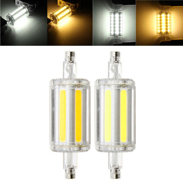 8W COB Yes/No Dimmable Pure White Warm White LED Corn Light Bulb AC85-265V