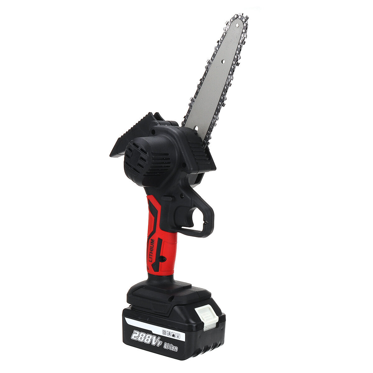 6 Inch 1200W Electric Chain Saw Cordless Pruning Chainsaw Garden Woodworking Tool