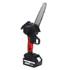 6 Inch 1200W Electric Chain Saw Cordless Pruning Chainsaw Garden Woodworking Tool