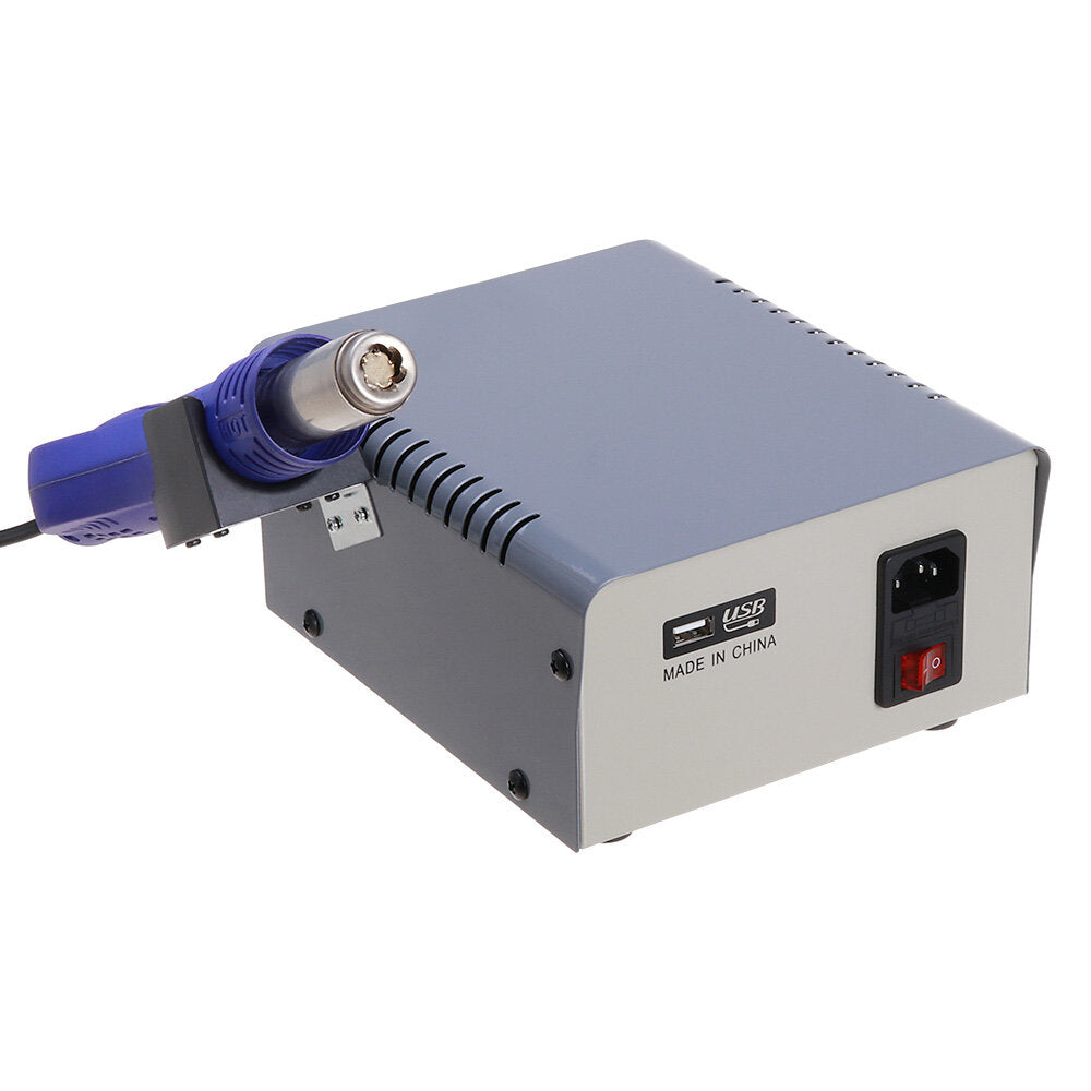 680W 2 In1 Rework Hot Air LCD Digital Display Soldering Station Independent Switch 3 Preset Memory Buttons
