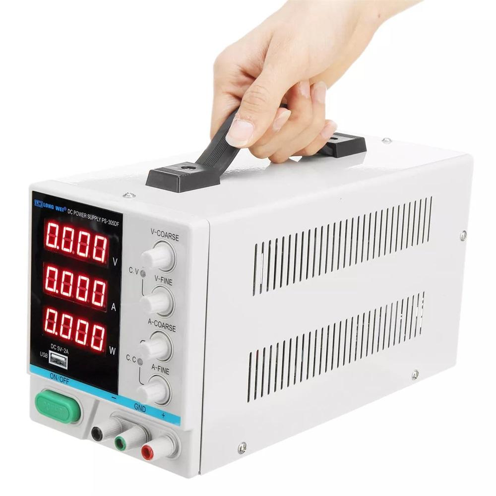 DC Power Supply 4 Digtal Display 30V 5A Adjustable Switching Power Supply w/ USB Interface