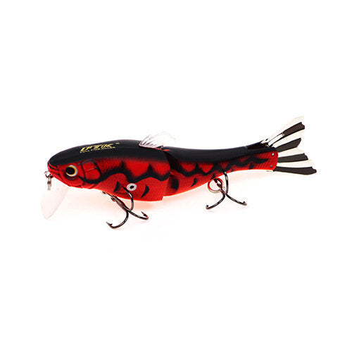 1pc 95mm 13g Fishing Lure Hard Bait 2 Sections Double Hook Luminous