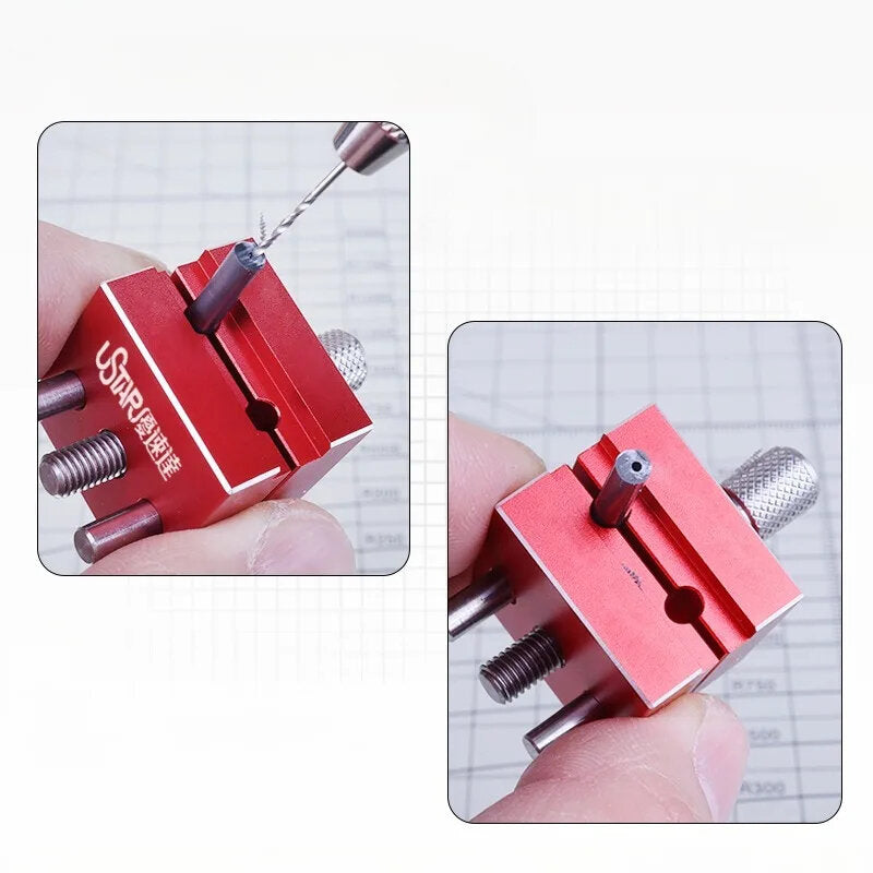 Mini Platform Plier - Compact Aluminum Vise for Precision Model Making, Quick Adjustment, Space-Saving Design
