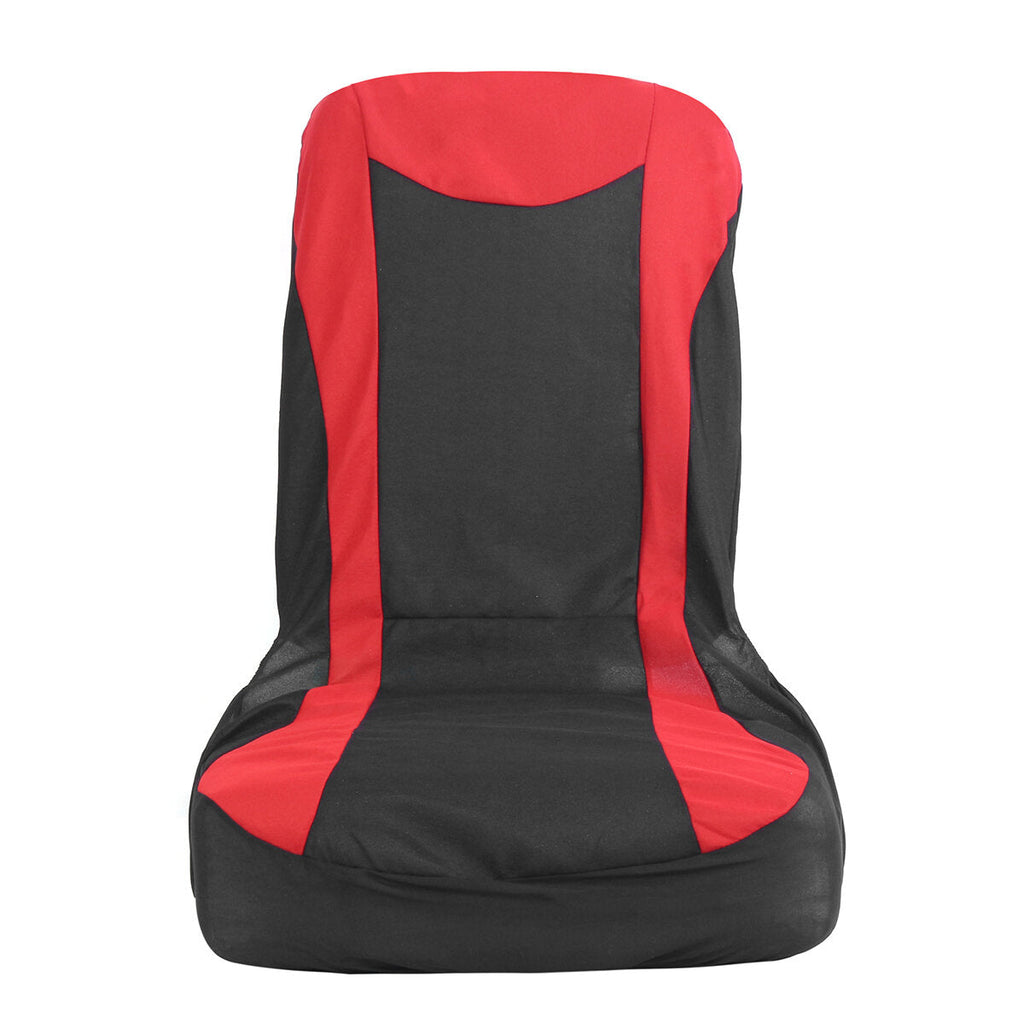 8Pcs Polyester Fabric Car Seat Cover Full Set Cushion Protector for Five Seats Car
