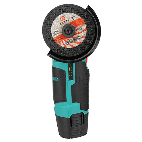 18VF 3 Grinding Wheels + Gloves + Small Wrench Carton Packaging Mini Brushless Angle Grinder Polishing Grinder