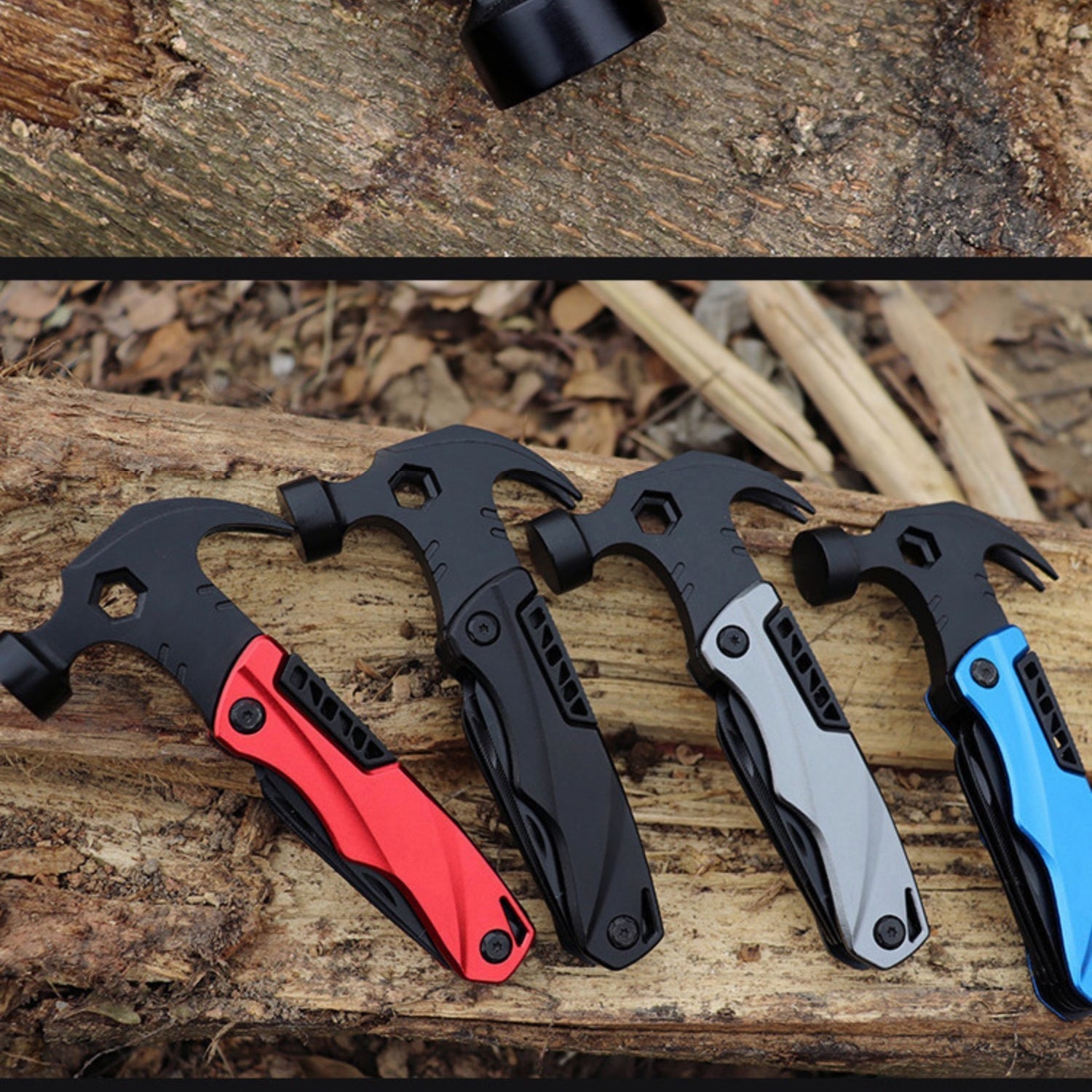 Multi Outdoor Camping Tools Adjustable Wrench/Car Multi-function Lifesaving Hammer Mini Pockets Multifunctional Tool
