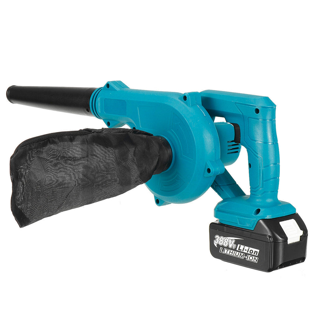 2200W 2-In-1 2.4Ah Home Car Electric Air Blower Vacuum Dust Sustion Collector Leaf Blower 24000mah Battery For Makiita