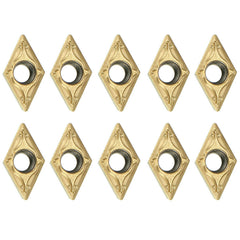 10Pcs DCMT070204 US735 DCMT21.51 Carbide Inserts for Lathe Turning Tool