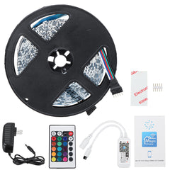 RGBW Flexible LED Strip Light DIY Decorative Home Lamp+Controller+Remote Control