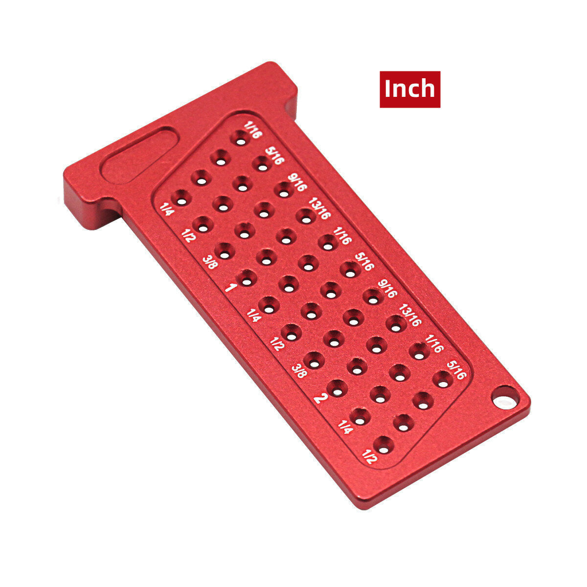 Precision Woodworking Scribe T-Ruler - Dual Metric & Inch Measurements, Durable Aluminum, Compact Design for DIY Projects