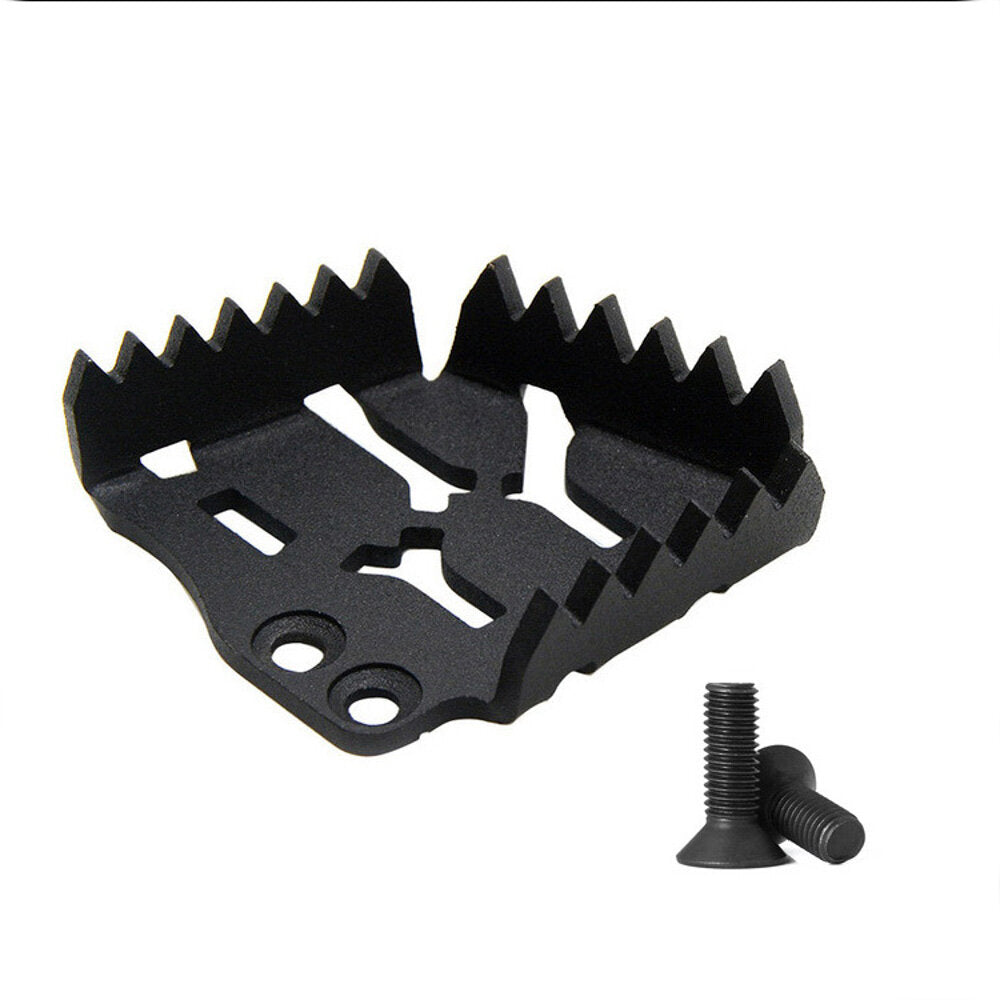 Modified Brake Lever Foot Plate Motorcycle Retrofitted With Brake Pedal