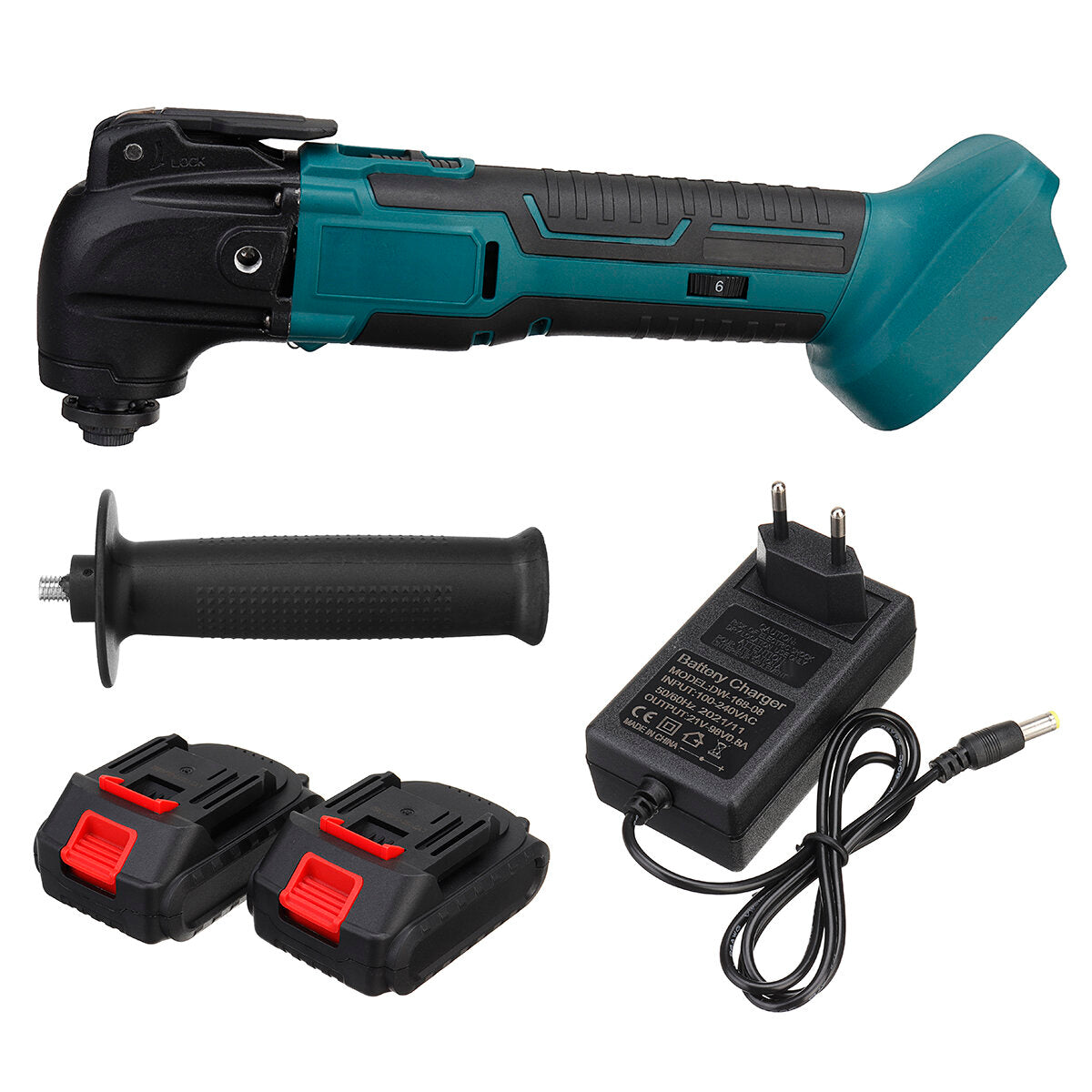 1800W 98VF 16000 mAh 6 Gears Oscillating Multi-Tool For Makiita 18V Battery