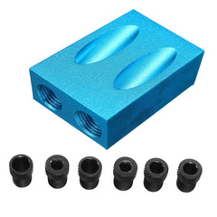 31pcs 15 Degree Oblique Hole Locator Pocket Hole Jig Drill Bit Angle Woodworking Carpentry Tools