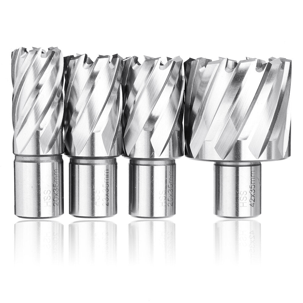 12-42mm High Speed Steel Metal Core Drill Bit Annular Cutter for Magnetic Drill Press Hollow Drill Bit