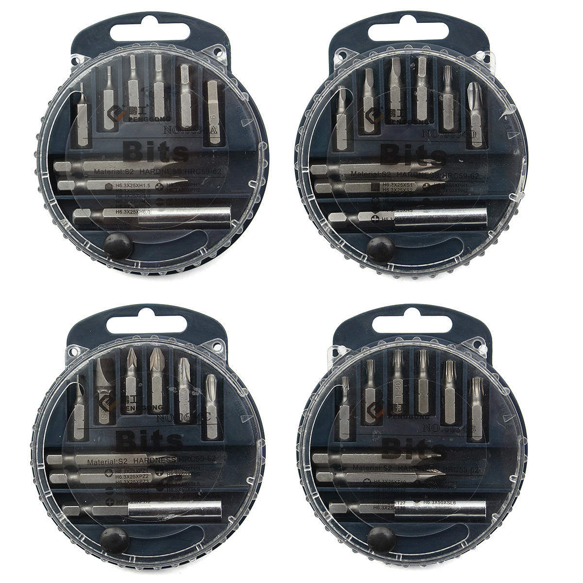 11Pcs Magnetic Screwdriver Bits Slotted Phillips Torx S2 Electric Screwdriver