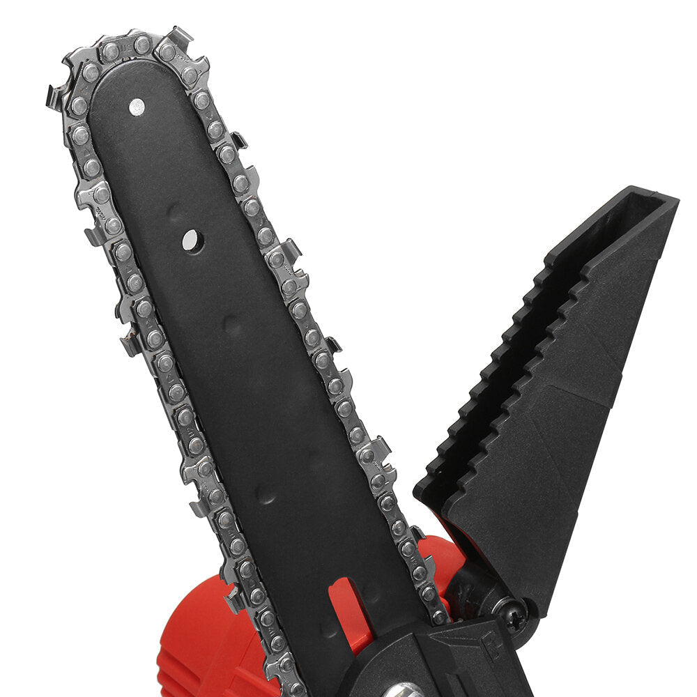 6 Inch 18V Electric Chain Saw Body Cordless One-Hand Chainsaw Woodworking Saws Cutting Tool