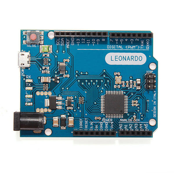 5Pcs Leonardo R3 ATmega32U4 Development Board With USB Cable