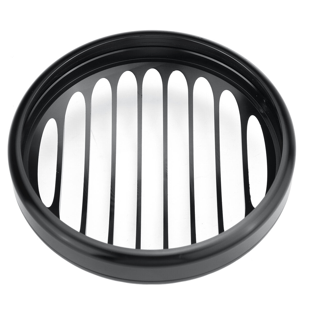 5.75 inch Headlight Cover Light Grill Guard Black Universal For Cafe Racer Chopper