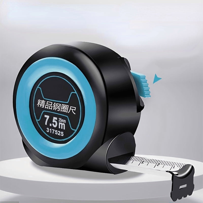 Steel Tape Measure Thickened Self-Locking Rubber for Woodworking Tool Ruler