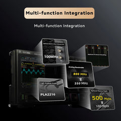 High Precision Digital Oscilloscope 4 Channels 800MHz Bandwidth 12-Bit Resolution 4GS Sampling Rate Touchscreen USB HDM Signal Analysis
