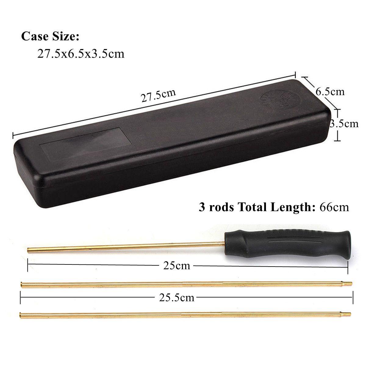 Barrel Cleaning Kit Air Airgun Rimfire 177 22 Brushes & Rods