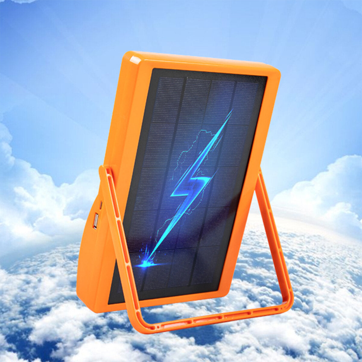 Multifunction Outdoor LED Solar Light Portable Adjustable 4800mAh 4 Levels bluetooth Speaker Lamp