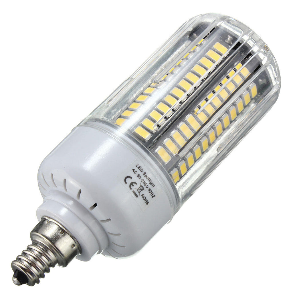 18W 100 SMD 5736 LED Pure White Warm White Natural White Corn Bulb AC85-265V