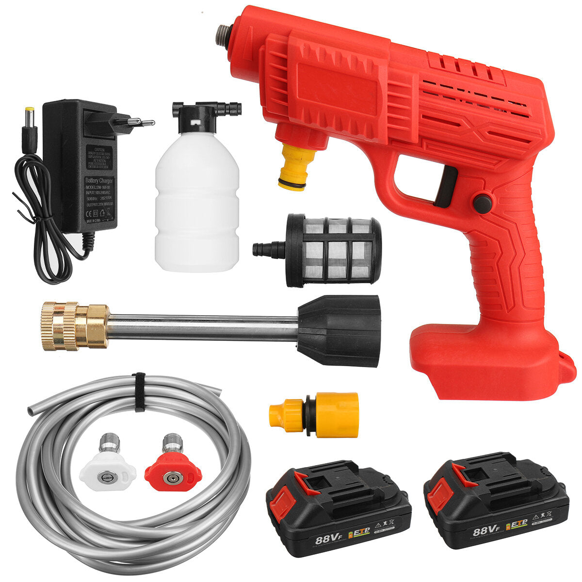 Cordless High Pressure Washer Car Washing Machine Spray Guns Water Cleaner