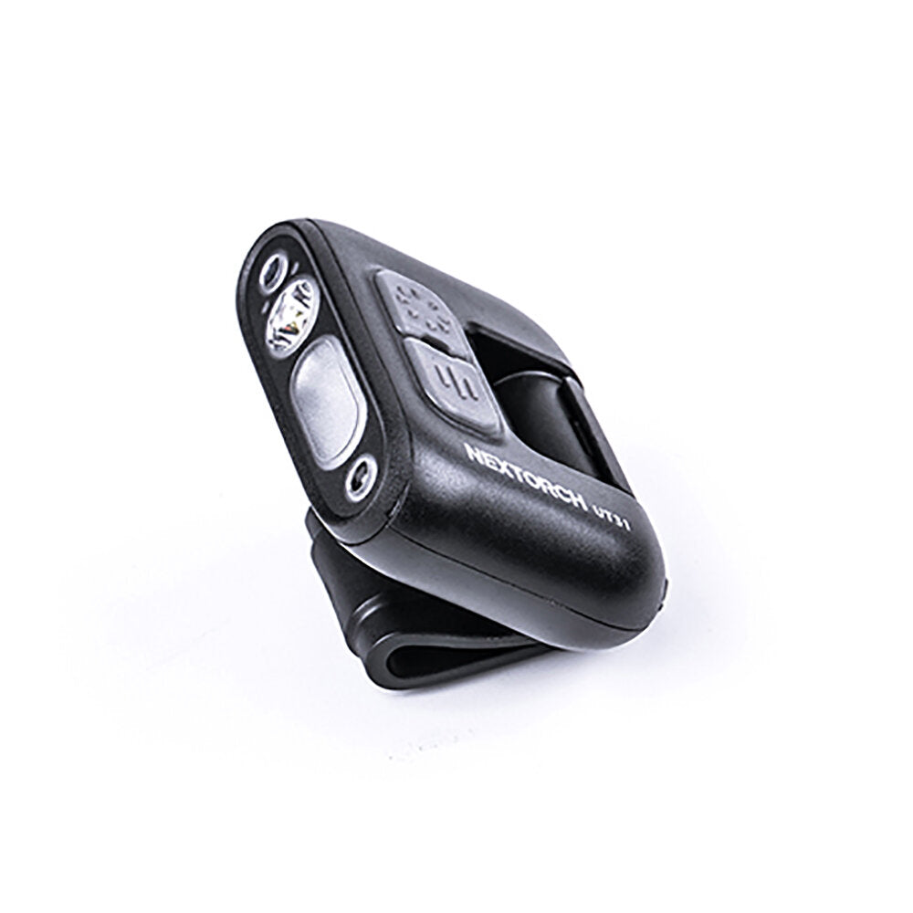 Smart Sensor Clip Light 220LM 5 Modes with Red-Blue Flash Warning Work Light Type-C Rechargeable
