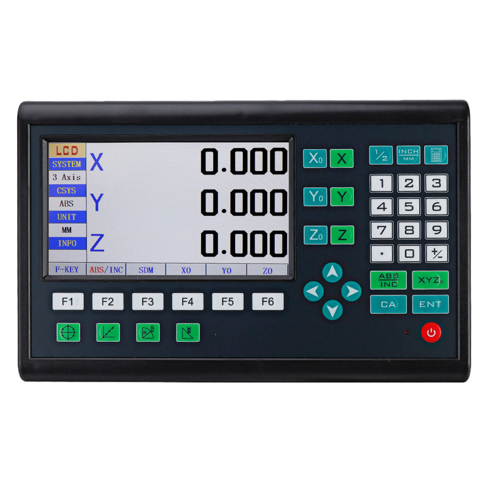 LCD 2/3 Axis Grating CNC Milling Digital Readout Display DRO fits YIHAOGD TTL Electronic Linear Scale Encoders Lathe Tool