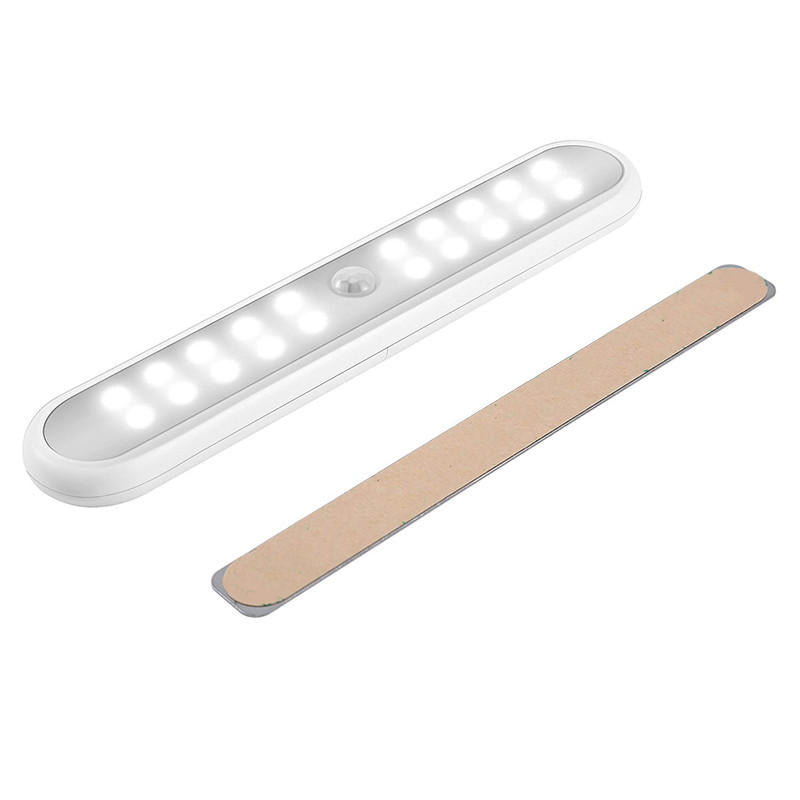20 LED Portable Cabinet Night Light Motion PIR Sensor Wireless Closet Under Lamp