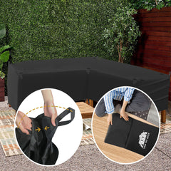 Waterproof Patio Sofa Cover UV-resistant Snow Protection Tear-resistant Sofa Cover
