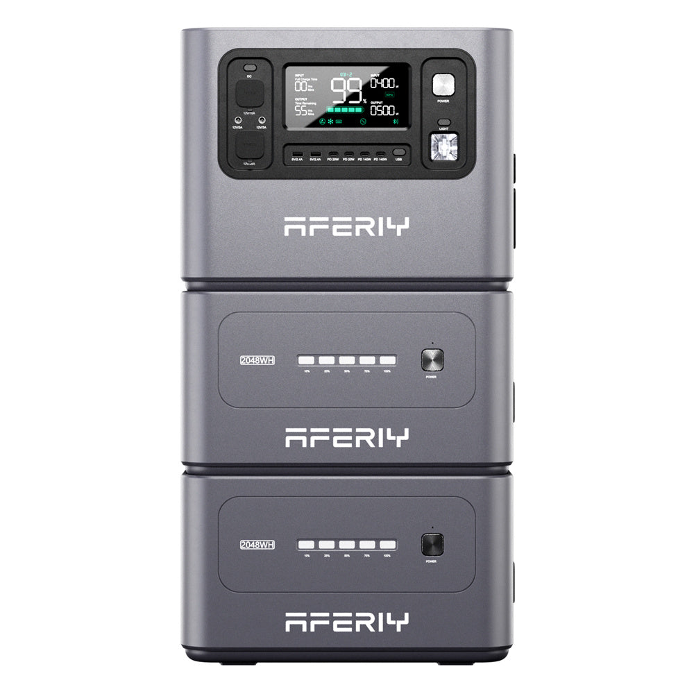 2800W 2048Wh LiFePO4 Portable Power Station, Optional Expansion Battery, 1200W Solar Input, App Control & UPS Backup