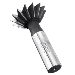 55 Degree 40-60mm HSS Straight Shank Dovetail Groove Slot Milling Cutter End Mill CNC Bit