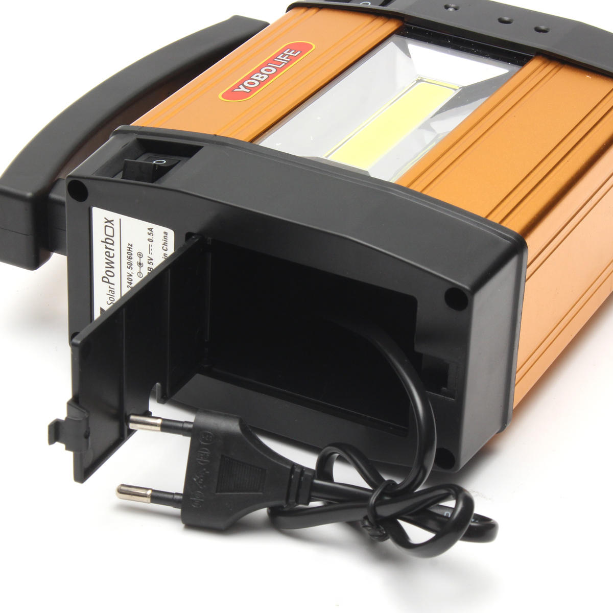 110- 240V Solar Power Panel Generator Solar Powered System 3 LED Lamps Generator