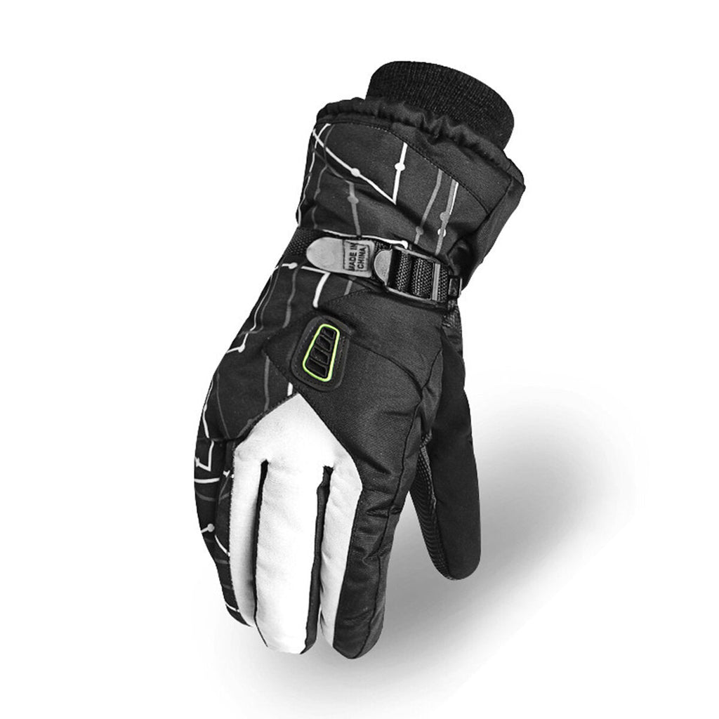 Mens Winter Skiing Gloves Waterproof Thermal Warm Snowboard Running Bike Ski Mittens