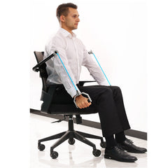 Multifunctional Seat Tension Belt Training Pull Rope Home Office Fitness Stretching Training Pull Rope Chest Muscle Training
