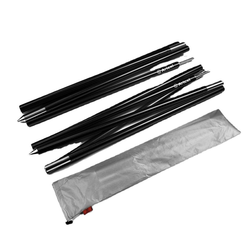 2 pack High Quality Outdoor Ultralight 7075 Aluminium Alloy Sun Shelter Support Rod Pole tarp poles