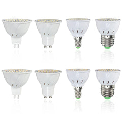 E27 E14 GU10 MR16 3W 48 SMD 2835 LED Pure White Warm White Spot Lightting Bulb AC110V AV220V