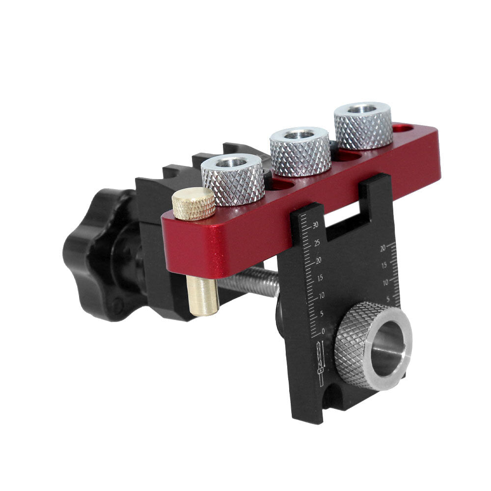 Adjustable 8/15mm Metal Bushings for Accurate Drilling Alignment - 6061 Aluminum, Includes Doweling Jig Set
